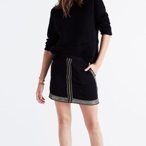 Madewell embellished mini skirt